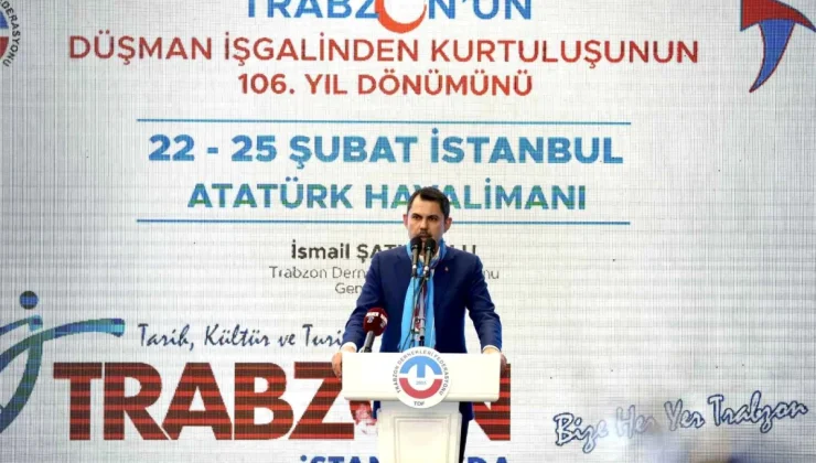 Murat Kurum, Trabzon’un Düşman İşgalinden Kurtuluş Programına Katıldı